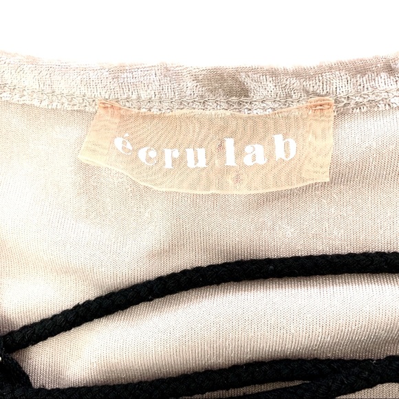 Ecru Lab Lace-Up Crushed Velvet Mini Dress - Picture 7 of 7